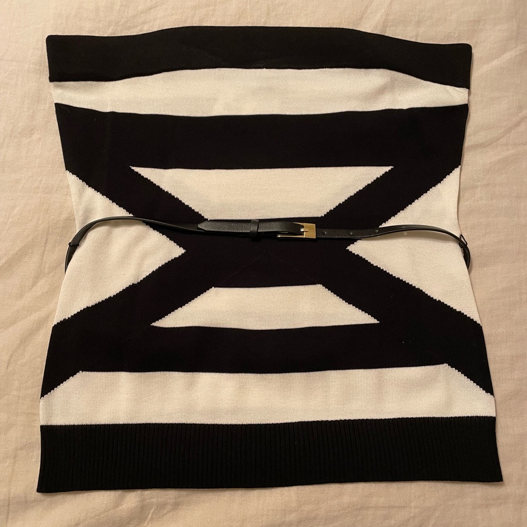 Cache Sweater Tube Top